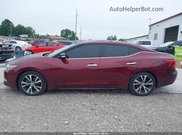 1N4AA6AP0HC435956 2017 NISSAN MAXIMA Red Սալոնի 360 աստիճան տեսք