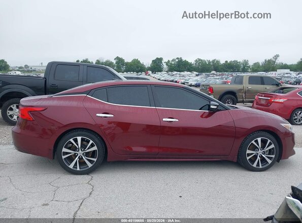 1N4AA6AP0HC435956 2017 NISSAN MAXIMA Red Սալոնի հետևի տեսք