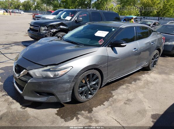 1N4AA6AP0HC445547 2017 NISSAN MAXIMA Silver Առջևի ձախ երեք քառորդ տեսարան
