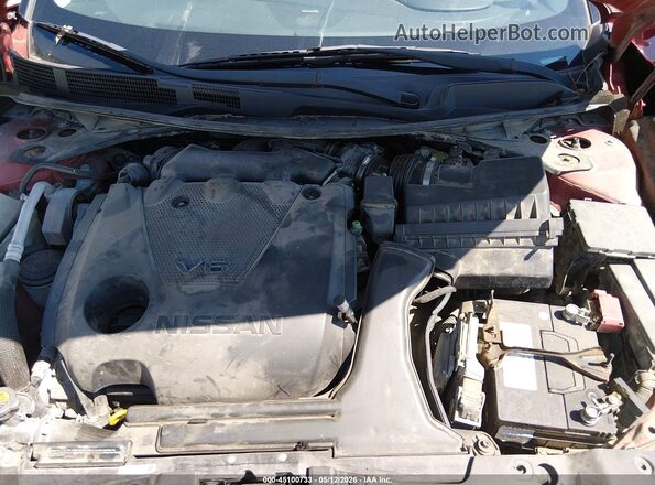 1N4AA6AP0HC446147 2017 NISSAN MAXIMA Maroon Rear view