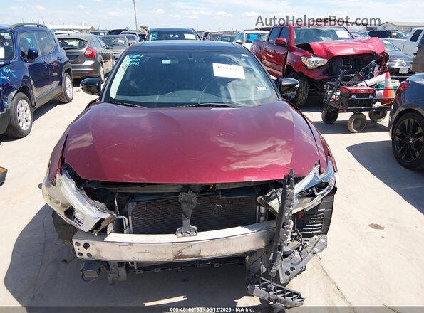 1N4AA6AP0HC446147 2017 NISSAN MAXIMA Maroon Instrument cluster view