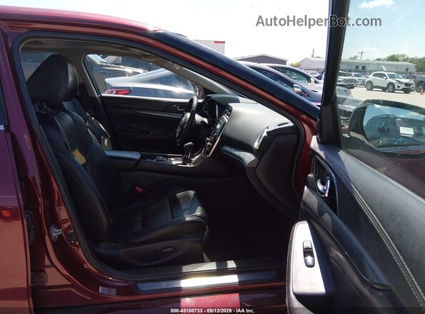 1N4AA6AP0HC446147 2017 NISSAN MAXIMA Maroon Front interior view