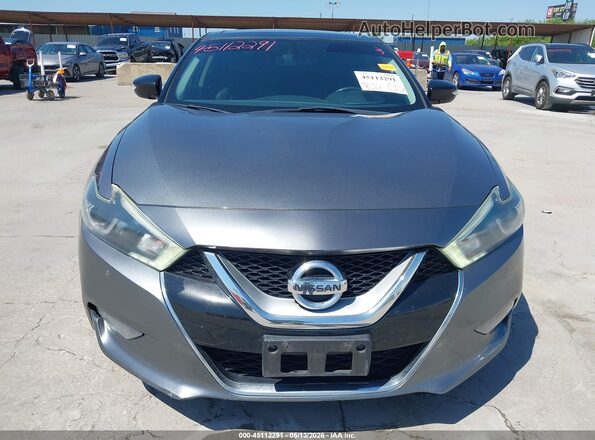 1N4AA6AP0HC450747 2017 NISSAN MAXIMA Серый Вид спереди
