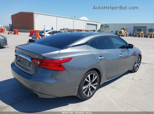 1N4AA6AP0HC450747 2017 NISSAN MAXIMA Серый Задняя правая четверть