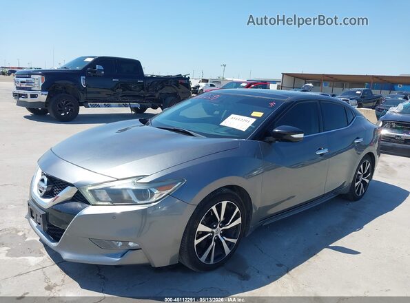 1N4AA6AP0HC450747 2017 NISSAN MAXIMA Серый Передняя левая четверть
