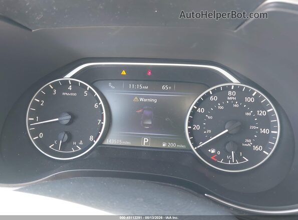1N4AA6AP0HC450747 2017 NISSAN MAXIMA Серый Вид задних сидений