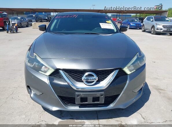 1N4AA6AP0HC450747 2017 NISSAN MAXIMA Серый Вид щитка приборов