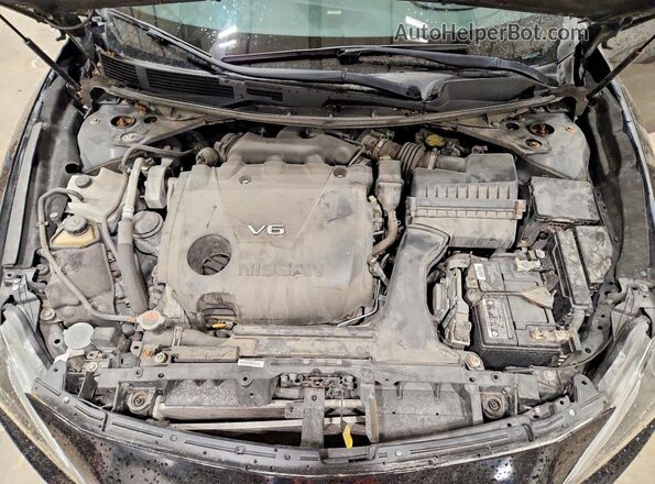 1N4AA6AP0HC454927 2017 NISSAN MAXIMA Black უკანა სალონის ხედი