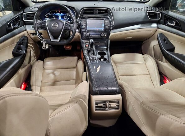1N4AA6AP0HC454927 2017 NISSAN MAXIMA Black წინა პანელის ხედი