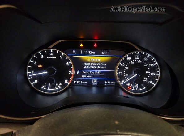 1N4AA6AP0HC454927 2017 NISSAN MAXIMA Black ხელსაწყოთა პანელის ხედი