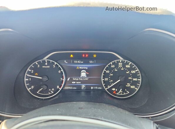 1N4AA6AP0JC362707 2018 NISSAN MAXIMA Gray Widok zestawu wskaźników