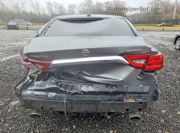 1N4AA6AP0JC362707 2018 NISSAN MAXIMA Gray Widok z tyłu