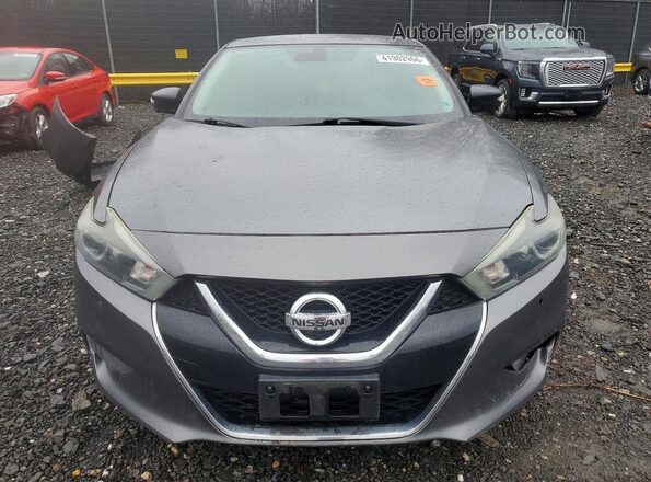 1N4AA6AP0JC362707 2018 NISSAN MAXIMA Gray Widok z przodu