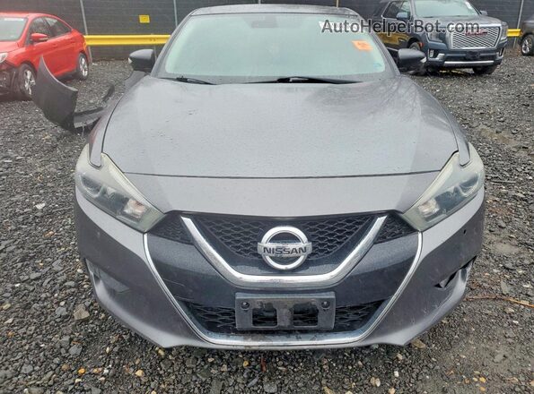 1N4AA6AP0JC362707 2018 NISSAN MAXIMA Gray Widok wnętrza z tyłu