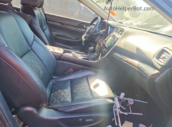 1N4AA6AP0JC362707 2018 NISSAN MAXIMA Gray Widok wnętrza z przodu