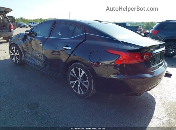 1N4AA6AP0JC380835 2018 NISSAN MAXIMA Black Հետևի ձախ