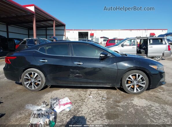 1N4AA6AP0JC380835 2018 NISSAN MAXIMA Black Սալոնի հետևի տեսք