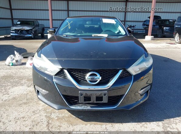 1N4AA6AP0JC380835 2018 NISSAN MAXIMA Black Սարքավորումների վահանակի տեսք