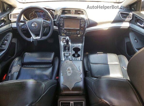 1N4AA6AP0JC385355 2018 NISSAN MAXIMA Blue Առջևի վահանակի տեսք