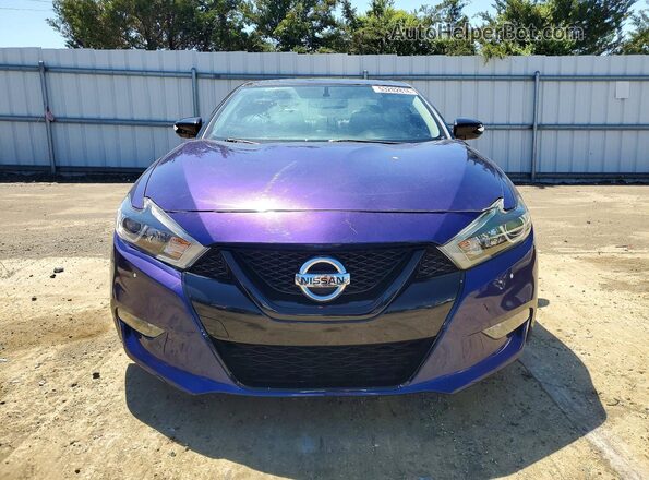 1N4AA6AP0JC385355 2018 NISSAN MAXIMA Blue Դիմացի տեսք