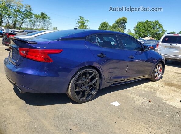 1N4AA6AP0JC385355 2018 NISSAN MAXIMA Blue Հետևի աջ