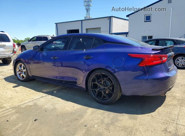 1N4AA6AP0JC385355 2018 NISSAN MAXIMA Blue Հետևի ձախ