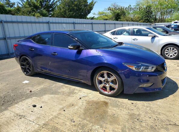 1N4AA6AP0JC385355 2018 NISSAN MAXIMA Blue Առջևի աջ