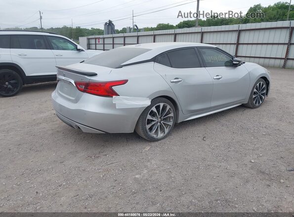 1N4AA6AP0JC394119 2018 NISSAN MAXIMA Silver Trasero derecho