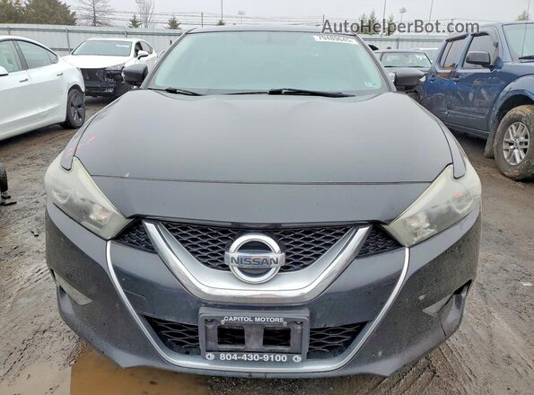 1N4AA6AP1GC411907 2016 NISSAN MAXIMA Black Вид спереду