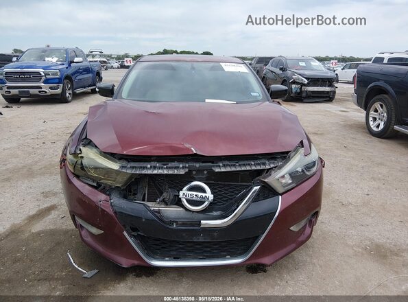 1N4AA6AP1GC419781 2016 NISSAN MAXIMA Красный Вид щитка приборов