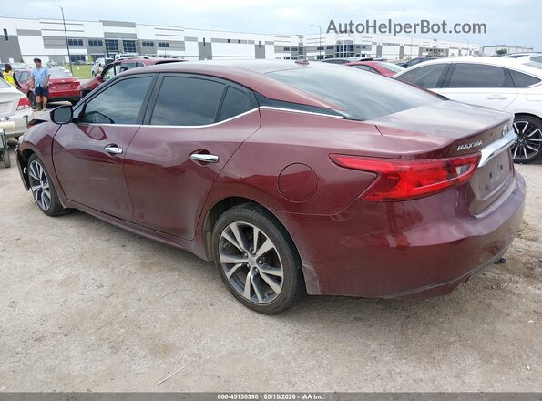 1N4AA6AP1GC419781 2016 NISSAN MAXIMA Красный Задняя левая четверть