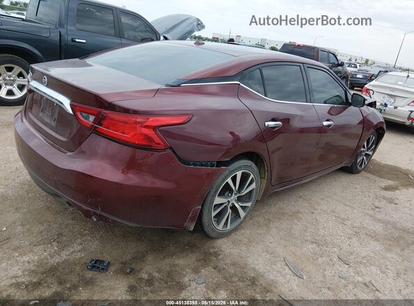 1N4AA6AP1GC419781 2016 NISSAN MAXIMA Красный Задняя правая четверть