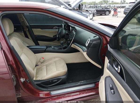 1N4AA6AP1GC419781 2016 NISSAN MAXIMA Красный Вид салона спереди