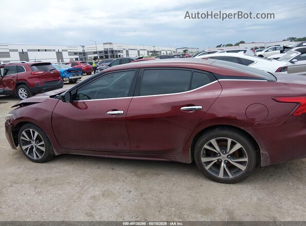 1N4AA6AP1GC419781 2016 NISSAN MAXIMA Красный Панорамный вид салона 360°