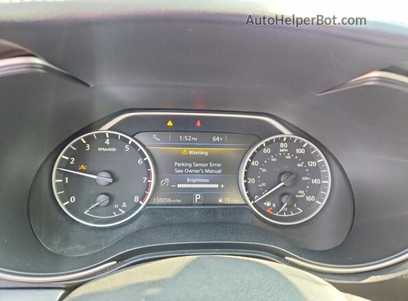 1N4AA6AP1GC427685 2016 NISSAN MAXIMA Burgundy Вид щитка приладів