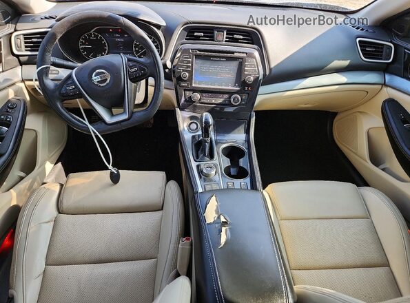 1N4AA6AP1GC427685 2016 NISSAN MAXIMA Burgundy Вид панелі приладів