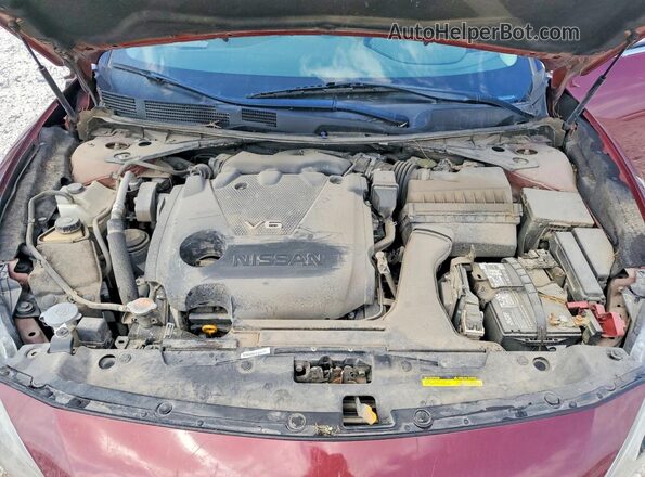 1N4AA6AP1GC447662 2016 NISSAN MAXIMA Red Vista interior trasera