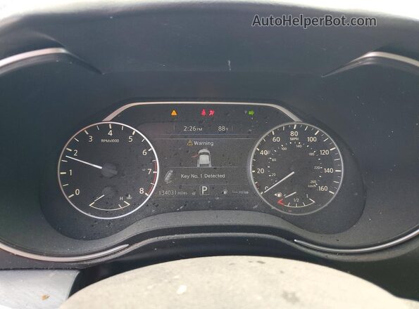 1N4AA6AP1GC447662 2016 NISSAN MAXIMA Red Vista del cuadro de instrumentos