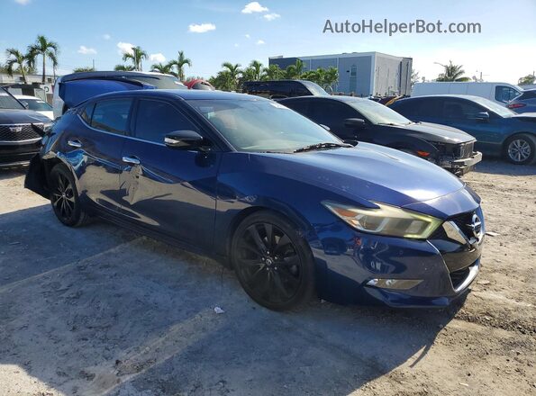 1N4AA6AP1HC363617 2017 NISSAN MAXIMA Blue Передня права чверть