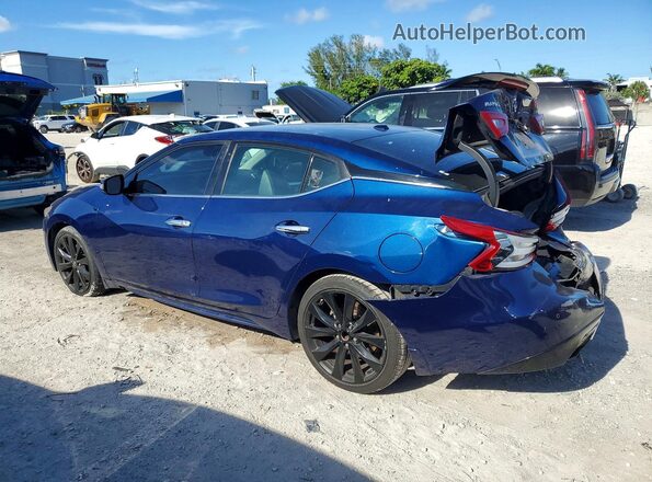 1N4AA6AP1HC363617 2017 NISSAN MAXIMA Blue Задня ліва чверть