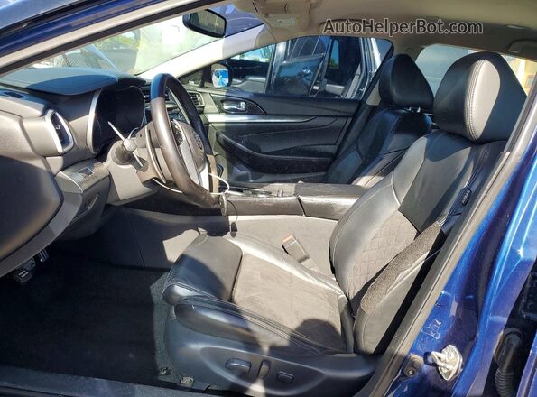 1N4AA6AP1HC363617 2017 NISSAN MAXIMA Blue Вид салону спереду