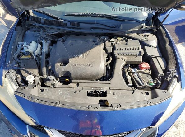 1N4AA6AP1HC363617 2017 NISSAN MAXIMA Blue Вид задньої частини салону