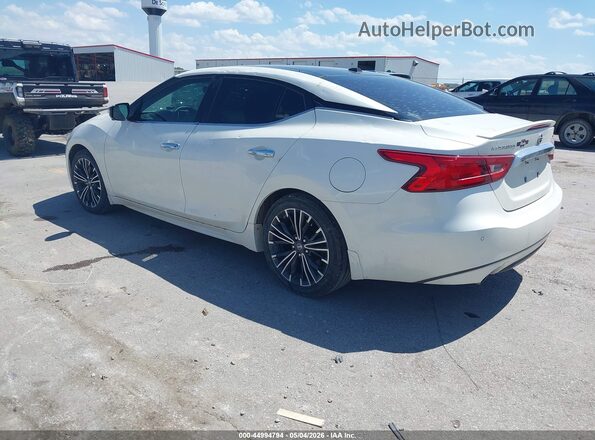 1N4AA6AP1HC381003 2017 NISSAN MAXIMA White Trasero izquierdo