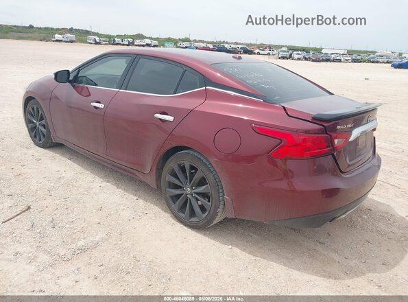 1N4AA6AP1HC435321 2017 NISSAN MAXIMA Burgundy Rear left