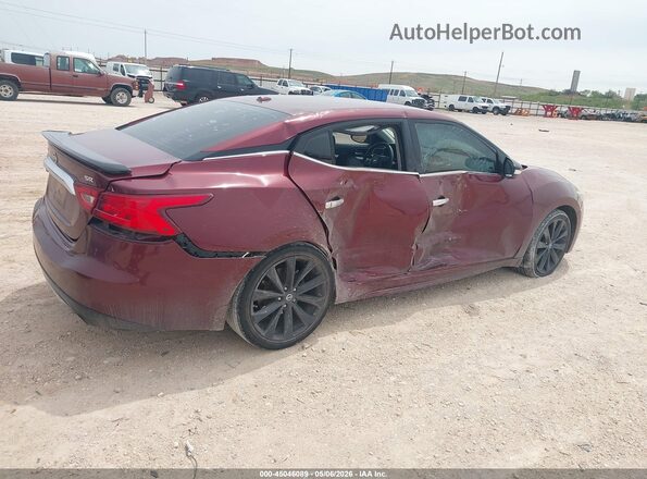 1N4AA6AP1HC435321 2017 NISSAN MAXIMA Burgundy Rear right