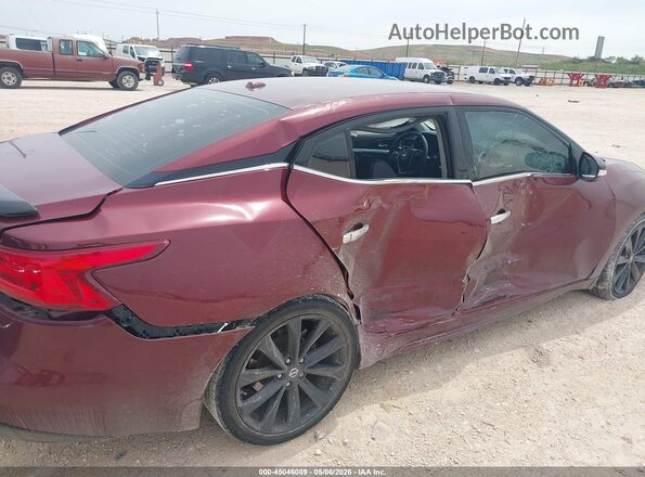 1N4AA6AP1HC435321 2017 NISSAN MAXIMA Burgundy Front view