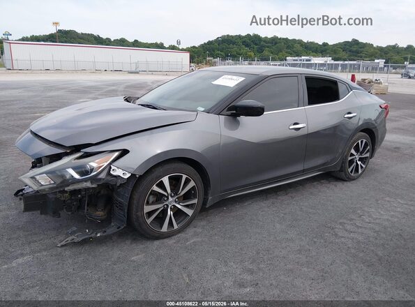 1N4AA6AP1HC454225 2017 NISSAN MAXIMA Gray Przód lewy
