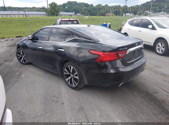 1N4AA6AP1JC380522 2018 NISSAN MAXIMA Black Հետևի ձախ
