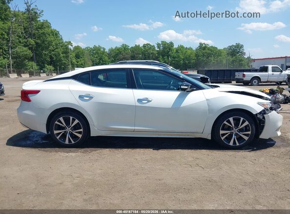 1N4AA6AP2GC422012 2016 NISSAN MAXIMA Белый Вид задней части салона