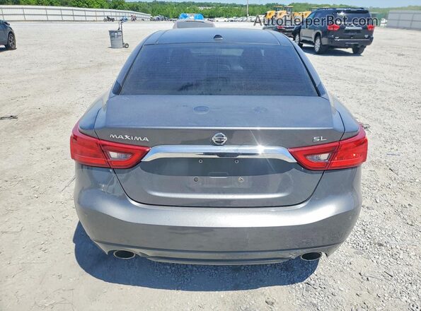 1N4AA6AP2HC431231 2017 NISSAN MAXIMA Charcoal უკანა ხედი